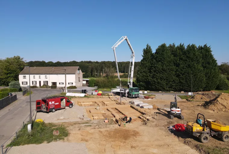 Lotissement Clos du Charron - début du chantier 2024 par Nonet Construct